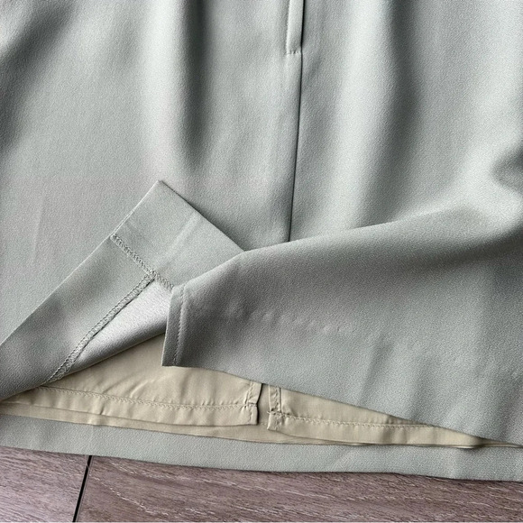 Vintage Classiques For Minikin Petite Sage Green Mini Skirt Made in Canada - Picture 12 of 12